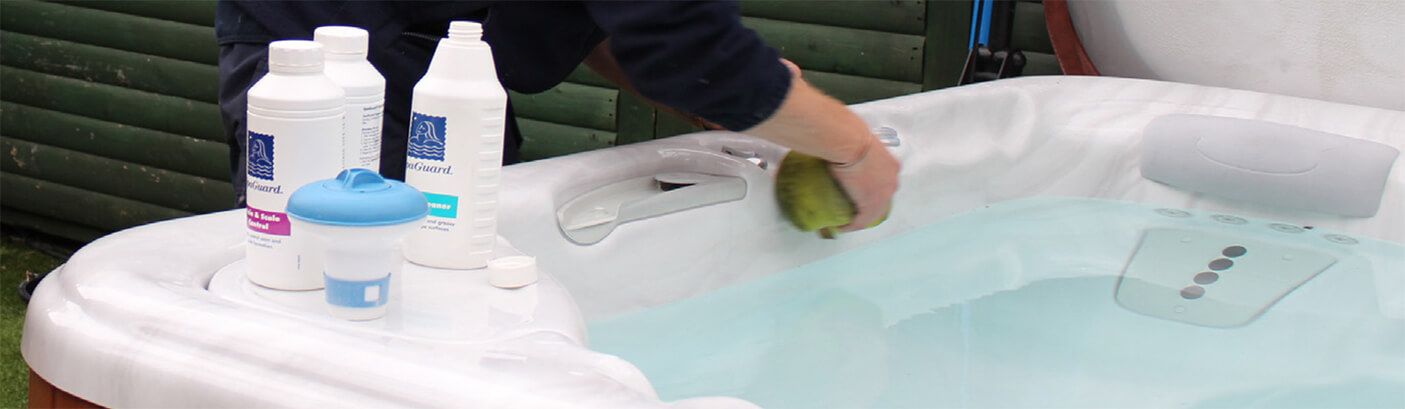 cleaning of a hot tub and hot tub cover cleaning of a hot tub and hot tub cover